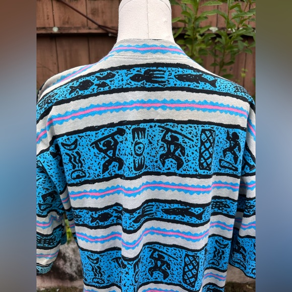 Men’s 90s Hawaiian Crazy Shirt Size L - Picture 5 of 6